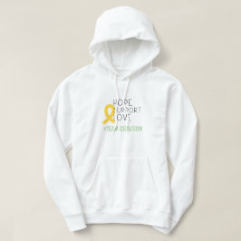 cancer infantil. Hoodie Pullover personalizado do 