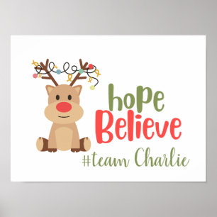 cancer infantil. Impressões de Poster de nome de g