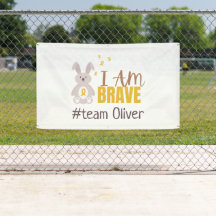 câncer infantil. nome personalizado Banner Outdoor