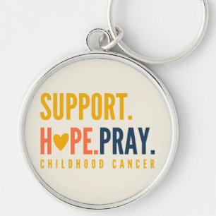 cancer infantil suporta esperança reze Chaveiro