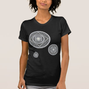 Cancer Mandala Camisa Escura Feminina