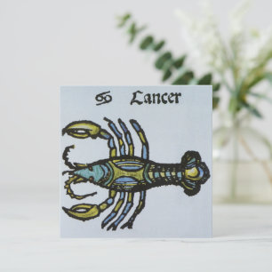 Câncer o Caranguejo, Sinal Vintage do Zodíaco