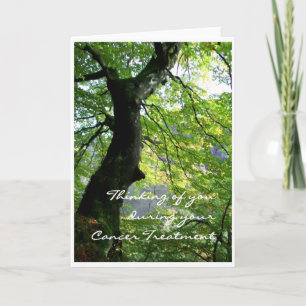 Cancer Paciente "Pensando em você" do seu cartão