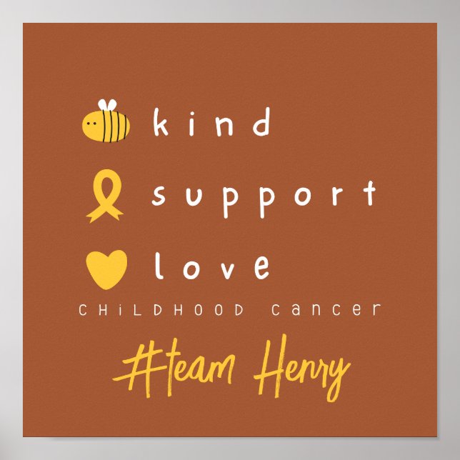 cancer personalizado Poster Impressão (Frente)