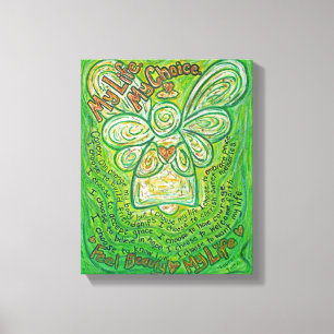 Cancer Poem Angel Painting Canvas Art