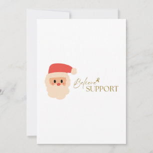 cancer. suporte. Convite de Natal