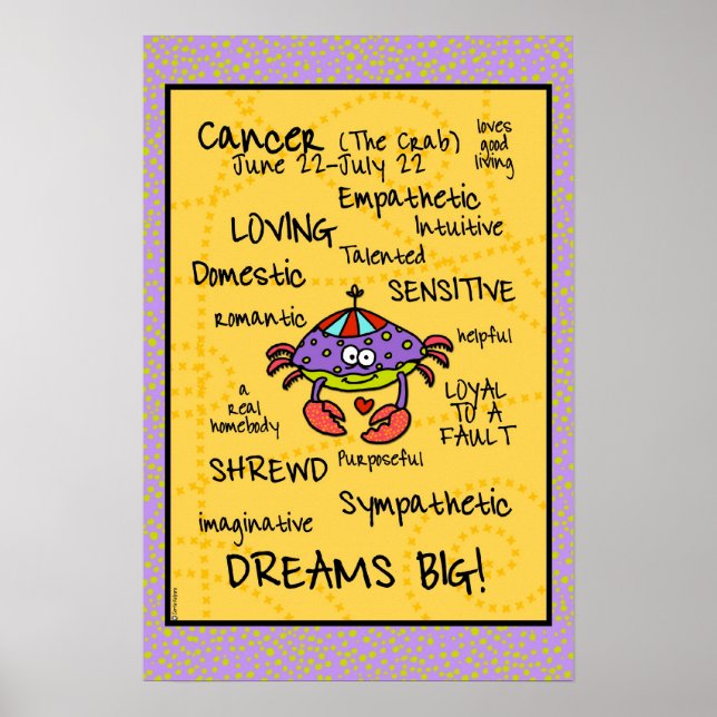 cancer wordcloud poster (Frente)