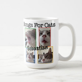 Canções para gatos - caneca de café de Sebastian