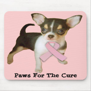 Cancro da mama Mousepad da chihuahua