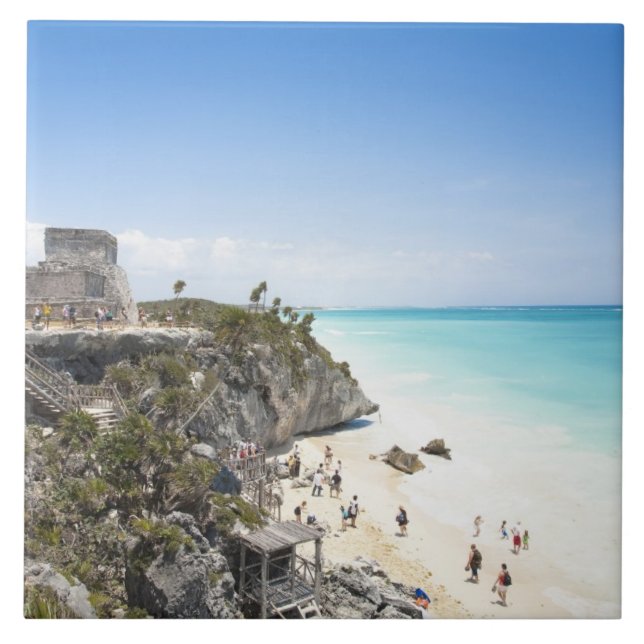 Cancún, Quintana Roo, México - Ruínas em colina (Frente)