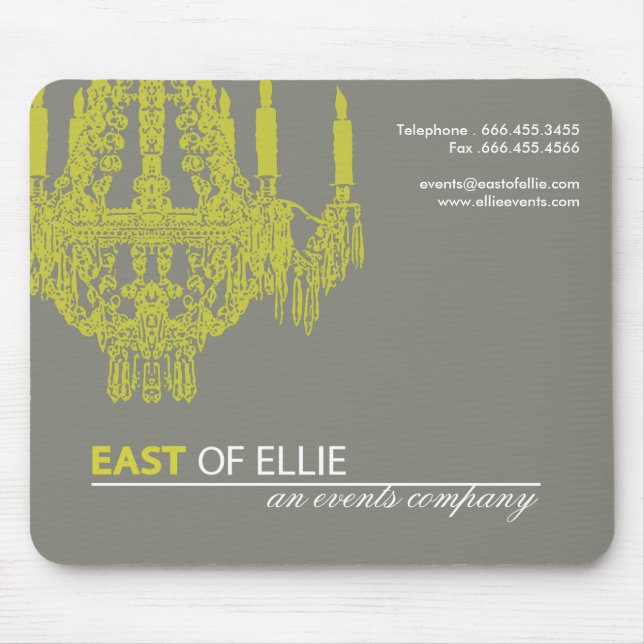 Candelabro contemporâneo Mousepad (Frente)