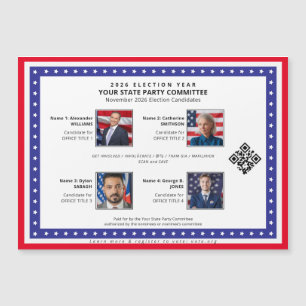 Candidato à Eleição Cartão Magnético