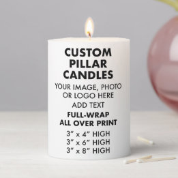 CANDLE PILLAR personalizado de enrolamento de Chei