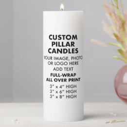 CANDLE PILLAR personalizado de enrolamento de Chei