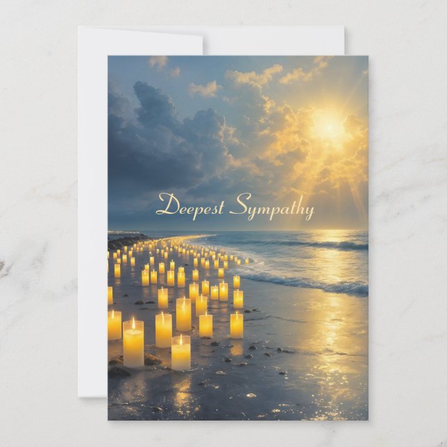 Candlelights on the coast in the dark, sympathy  (Frente)