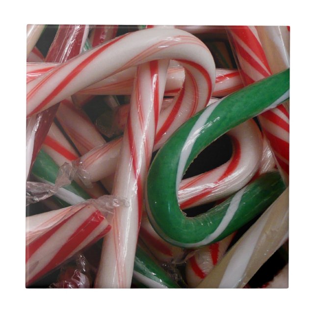 Candy Canas Natal Feriado Branco Verde e Vermelho (Frente)