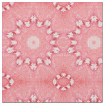 Candy Cane Christmas Kaleidoscope Tecido