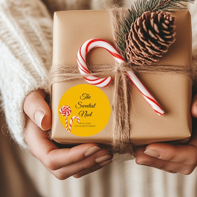 Candy Cane Natal Adesivo | O Mais Doce Noel C (Criador carregado)