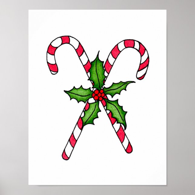 Candy Cane Poster (Frente)