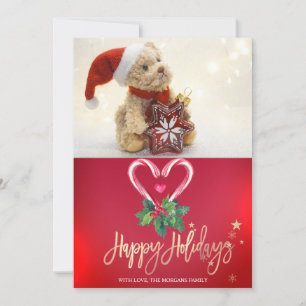 Candy Canes Holly Berry, Foto Feliz Natal