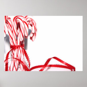 Candy Canes Poster