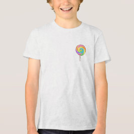 Candy Capybara – Camiseta Infantil de Pirulito Fof