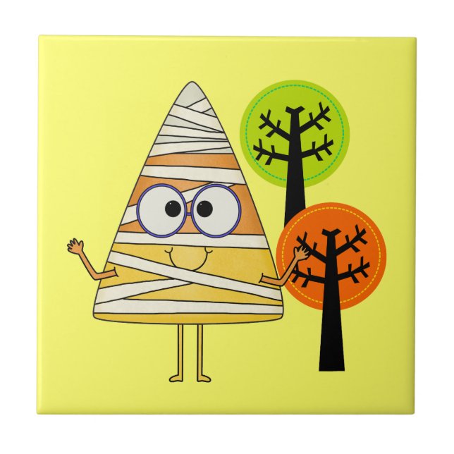 Candy Corn Mummy Halloween (Frente)