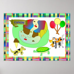 Candy Critters Poster