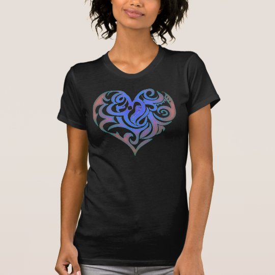Candy Heart Blue Glow Camiseta