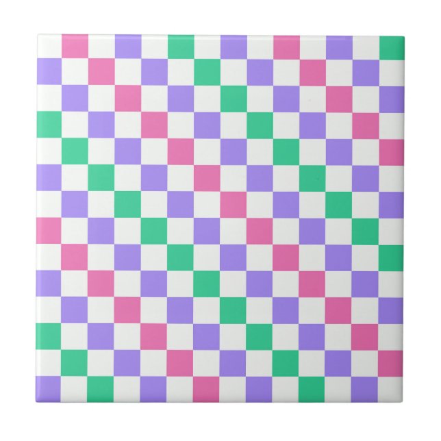 Candy shop diagonal checkerboard pattern (Frente)