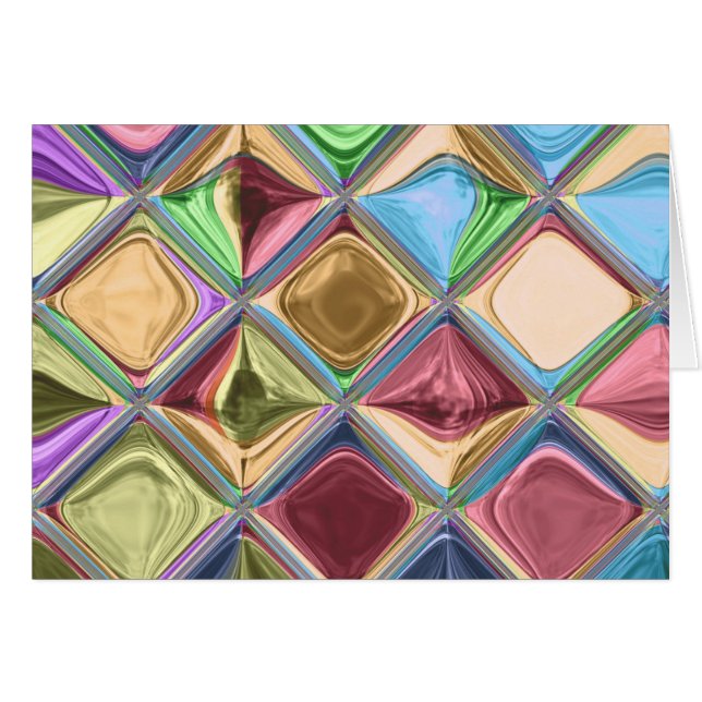 Candydrops Cartão de Saudação Interior Decorrido (Frente Horizontal)