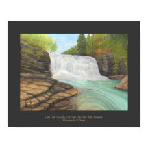 Cane Creek Cascades - Impressão de Arte em Cascata