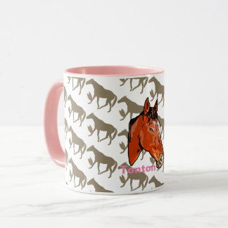 CANECA ケイメイ牧場 トントントントロちゃん シルエット フロストグラスマグカップ