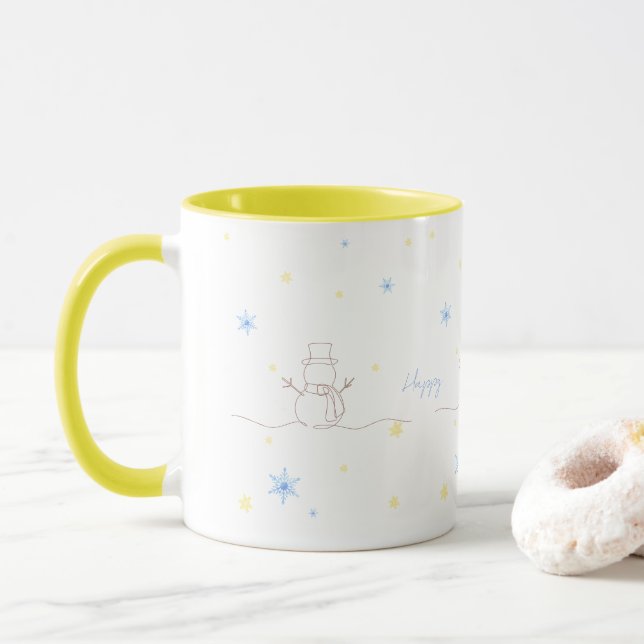 CANECA シンプルなクリスマス スノーマン♡ (Com Donut)