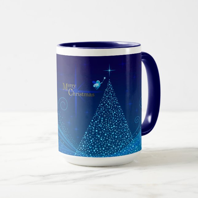 CANECA ブルークリスマスツリー (Frente Esquerda)