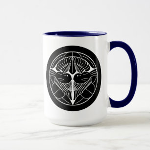Caneca 上杉謙信家紋, Uesugi Kenshin KAMON, família japonesa Cre
