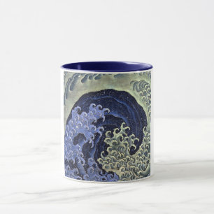 Caneca 北斎の波, onda de Hokusai do 北斎, Hokusai