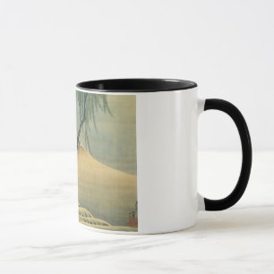 Caneca 富士と少年, 北斎 Monte Fuji e menino, Hokus