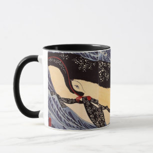 Caneca 巨 鯨, 国 芳 Grande Baleia, Kuniyoshi, Ukiyoe 