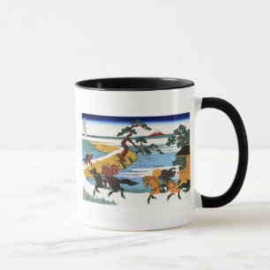 Caneca 隅 田 川 関 の 屋 里, 北 Ver Mt.Fuji do rio Sumida