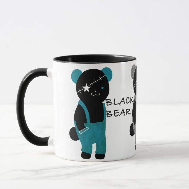CANECA 黒クマ君 BLACK BEAR (Esquerda)