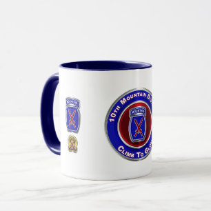 Caneca 10ª Divisão de Montanha "Subir à Glória"