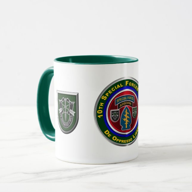 Caneca 10º Grupo de Forças Especiais (Airborne)  (Frente Esquerda)