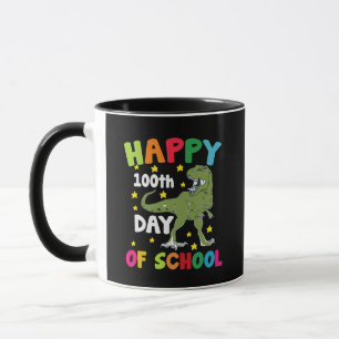 Caneca 100 Dias De Escola Trex 100º Dia de Escola