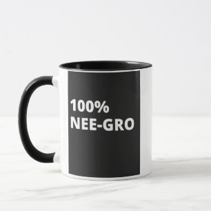Caneca 100% Nee-Gro com 11oz