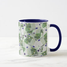 100 Notas de Euro Mug