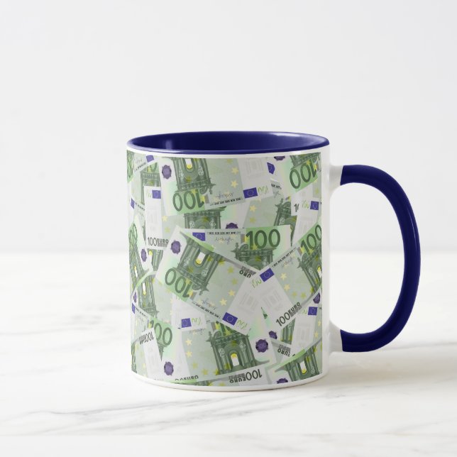 Caneca 100 Notas de Euro Mug (Direita)