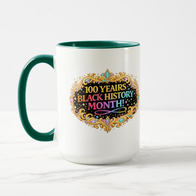 Caneca 100 Years Black History Combo Mug (Esquerda)