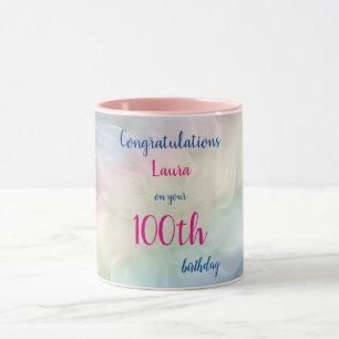Caneca 100th aniversário feliz