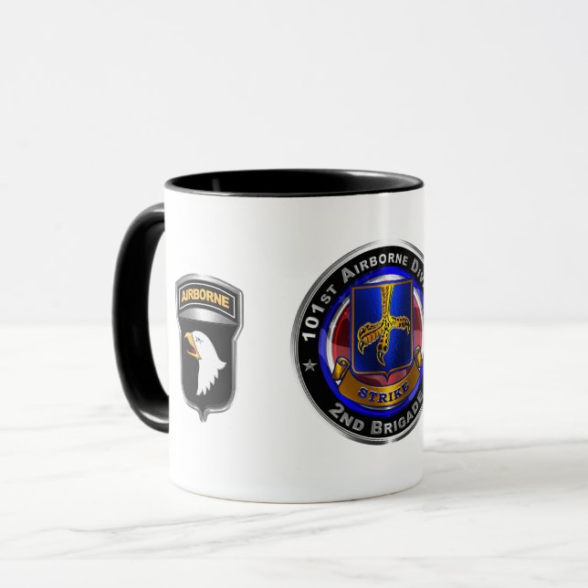 Caneca 101ª Divisão Aerotransportada 2ª Brigada ‘STRIKE’  (Frente Esquerda)